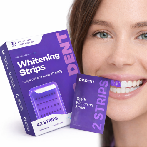 Purple Teeth Whitening Strips